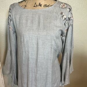 Lauren Conrad bell sleeve blouse
